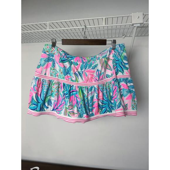 Lilly Pulitzer Luxletic Dara Skort Toucan Do It Better XL Rare Print - Picture 2 of 9